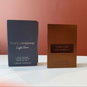 Dolce & Gabbana Light Blue & Tom Ford Our Minéral. Travel seize! NEW!